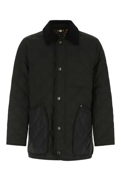 Burberry Black Polyester Jacket In A1189
