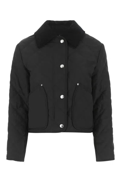 Burberry Black Polyester Jacket In A1189