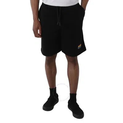 Burberry Black Pride Badge Drawstring Shorts
