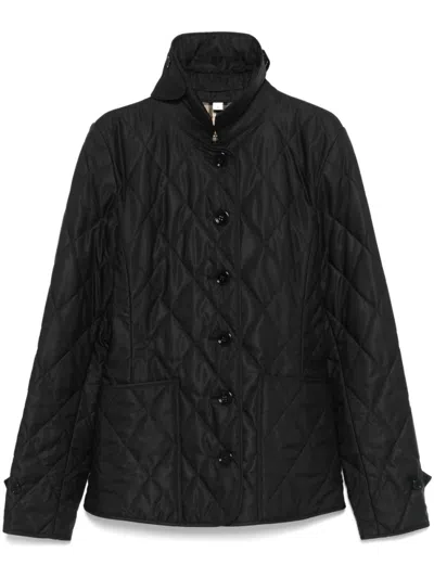 BURBERRY BLACK QUILTED JACKET
