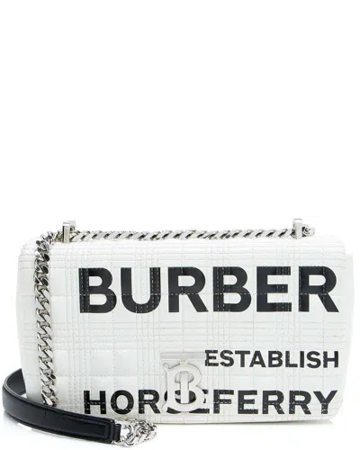 Burberry Black Quilted Leather Horseferry Tb Shoulder Bag (authentic Pre-loved)