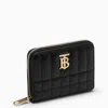 BURBERRY BURBERRY BLACK QUILTED LEATHER WALLET