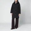 Burberry Quilted Hooded Jacket With Drawstring-waist In Black