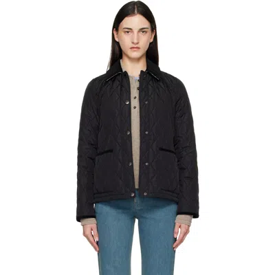 Burberry Black Quilted Nylon Jacket