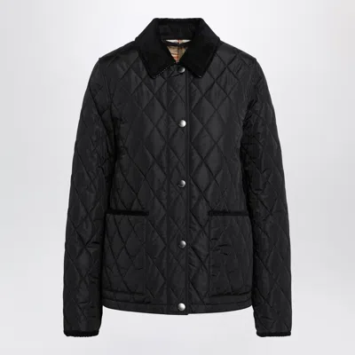 Burberry Black Quilted Nylon Jacket