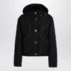 Burberry Black Quilted Nylon Parka