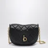 Burberry Rocking Horse Quilted Leather Crossbody Bag In Black