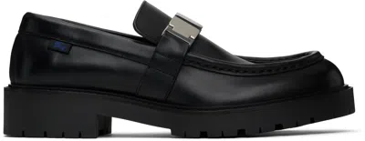 Burberry Black Raft Loafers