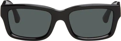 Burberry Black Rectangular Sunglasses