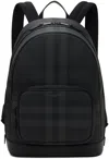 Burberry Technical Fabric Backpack Rocco In Charcoal