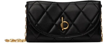 Burberry Black Rocking Horse Chain Strap Wallet​ Bag