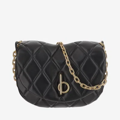 BURBERRY BLACK ROCKING HORSE SHOULDER BAG