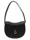 Burberry Women's Elegant Leather Bag For All Occasions In Black