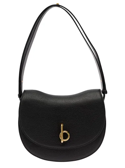BURBERRY WOMEN BLACK ROCKING HORSE SHOULDER BAG, ONESIZE LUXURY SHOULDER BAGS FOR WOMEN DARVEYS