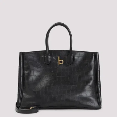 BURBERRY BLACK ROCKING HORSE TOTE