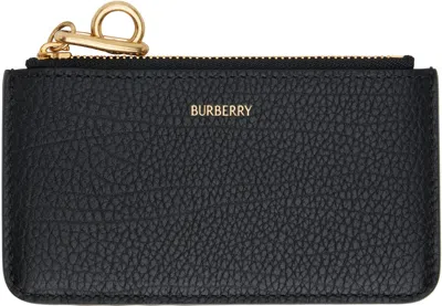 Burberry Black Rocking Horse Zip Card Holder​