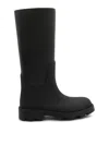 Burberry Marsh Rubber High Boots In Black