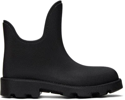 Burberry Black Rubber Marsh Low Boots