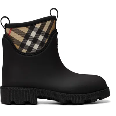 Burberry Women Marsh Stamp Rubber Ankle Boots In Multi