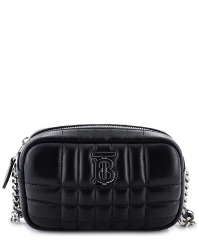 Burberry Black Sheep Leather Lola Camera Bag Quilted Mini (authentic Pre-  Loved)