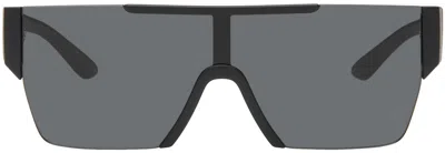Burberry Black Shield Sunglasses In 346487 Black
