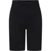Burberry Black Shorts For Boy With Embroidery In Black