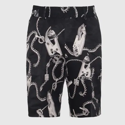 BURBERRY BLACK SHORTS