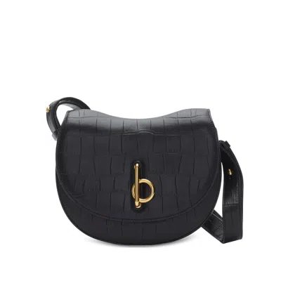 BURBERRY BLACK SHOULDER BAGS