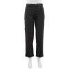 BURBERRY BURBERRY BLACK SILK SATIN STUDDED TAILORED TROUSERS