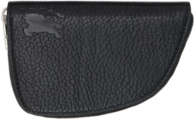 Burberry Black Small Shield Zip Wallet