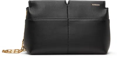 BURBERRY BLACK SNIP CHAIN CLUTCH