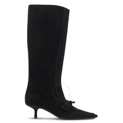BURBERRY BURBERRY BLACK STORM 50MM SUEDE BOOTS