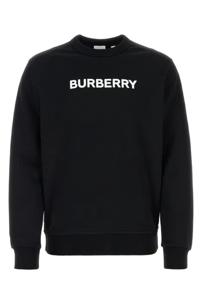 Burberry Black Stretch Cotton Oversize Sweater
