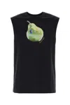 Burberry Men's Stretch Cotton Tank Top In Black
