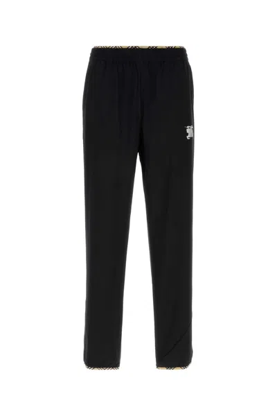 Burberry Black Stretch Nylon Joggers