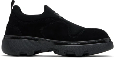 Burberry Black Suede Foam Sneakers