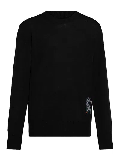 BURBERRY BLACK SWEATSHIRT