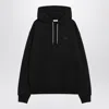 Burberry Black Sweatshirt With Check-pattern Inserts In Black