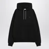 Burberry Black Sweatshirt With Check-pattern Inserts In Black