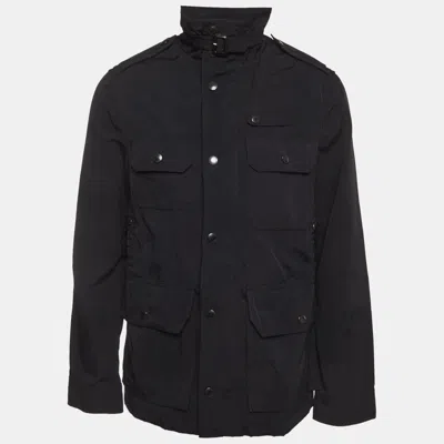 Pre-owned Burberry Black Synthetic Field Jacket M