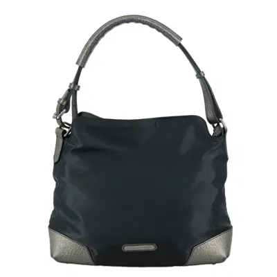 Pre-owned Burberry Black Synthetic Shoulder Bag ()