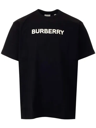 Burberry Black T-shirt With Logo