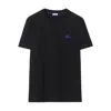 Burberry Black Cotton Clothing T-shirts And Polos In Black