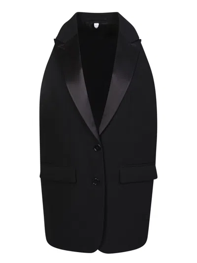 Burberry Halter Vest Top In Black