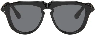 Burberry Black Tubular Sunglasses In Black 300187