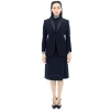 BURBERRY BURBERRY BLACK WOOL AND TAFFETA CUT-OUT BACK TUXEDO JACKET