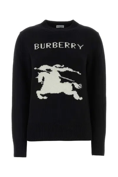 Burberry Black Wool Blend Sweater