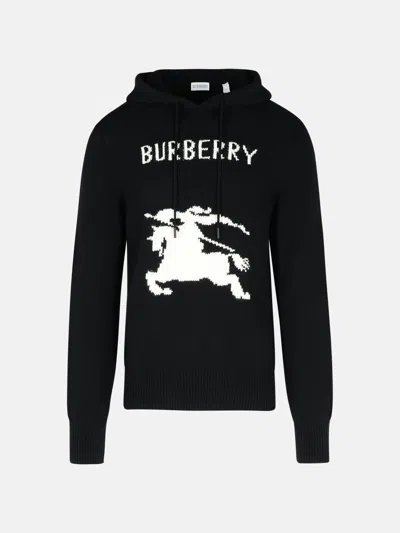 Burberry Black Wool Blend Sweater