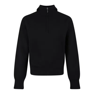 Burberry Black Wool Clothing Sweaters