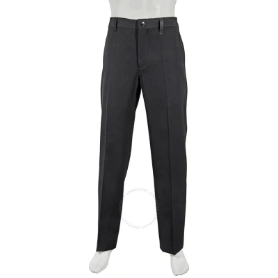 Burberry Black Wool Cut-out Wide-leg Trousers